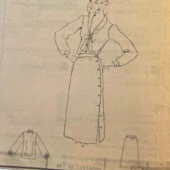 Simplicity 5986 Pattern Top Skirt Miss 12-16 Business Capsule Tailored Pockets - Picture 4 of 7